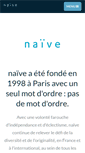 Mobile Screenshot of naive.fr